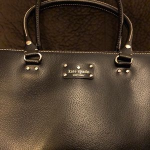 Kate Spade handbag black leather large
